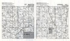 St. Martin and Spring Hill Townships, Stearns County 1963
